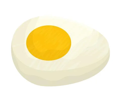 Egg slice design Stock Illustration