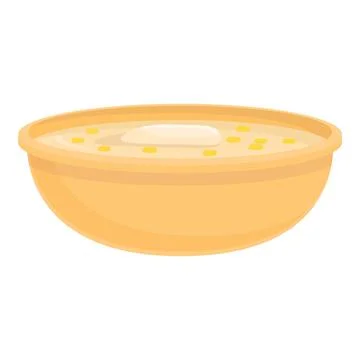 Egg soup icon cartoon vector. Australian food Stock Illustration