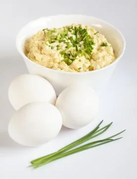 Egg spread Stock Photos