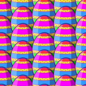 Egg Striped Pattern Stock Illustration