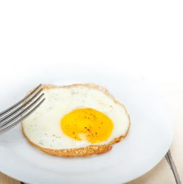 Egg sunny side up Stock Photos