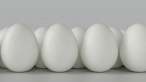 Egg. Symbolizes differences with each other Stock Footage 101494288