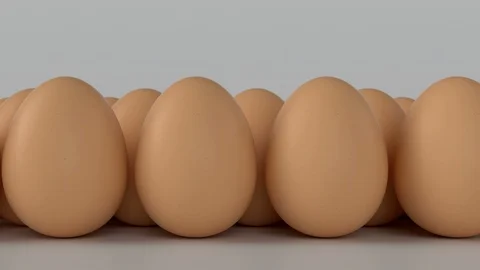 Egg. Symbolizes differences with each other Stock Footage 101494432