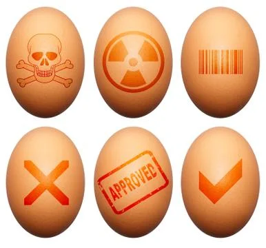 Egg Symbols Stock Illustration