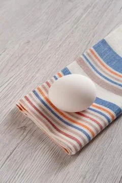 Egg on the table Stock Photos