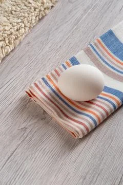 Egg on the table Stock Photos