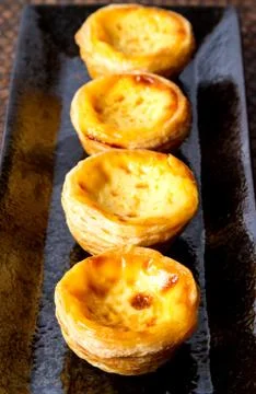 Egg tart Stock Photos