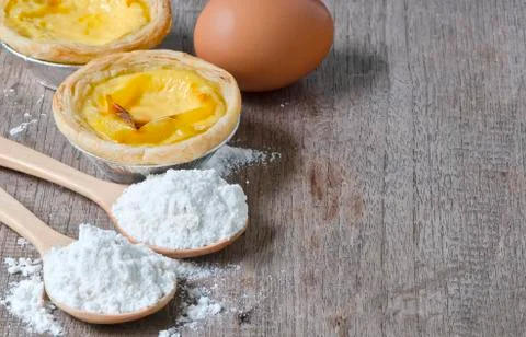 Egg tart Stock Photos