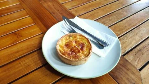 Egg tart Stock Photos