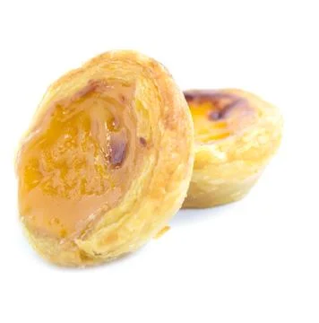Egg tarts Stock Photos