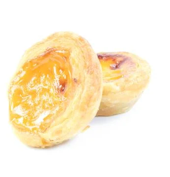 Egg tarts Stock Photos