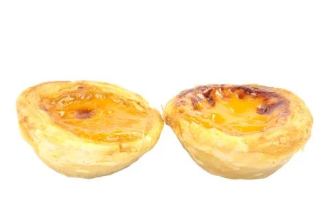 Egg tarts Stock Photos