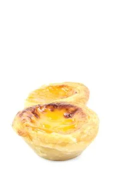 Egg tarts Stock Photos