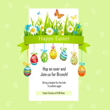 Egg Template Easter illustration Stock Illustration