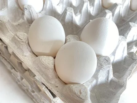 Egg three pesa 写真素材
