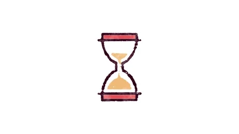 Egg timer Icon for Education and E-learning Stock Footage 149871295
