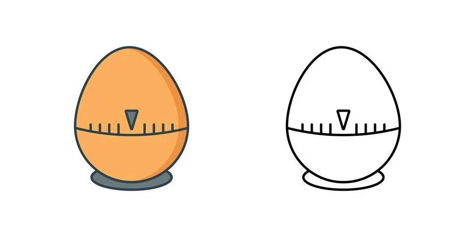Egg timer icon 스톡 일러스트