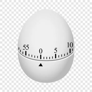 Egg timer mockup, realistic style Stockillustratie