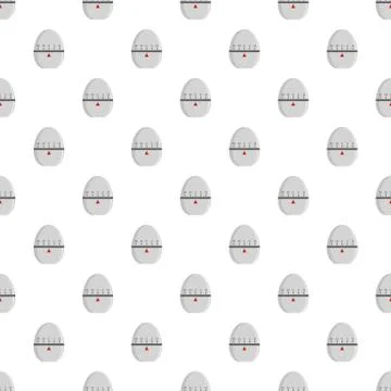 Egg timer pattern seamless vector Illustrazione stock