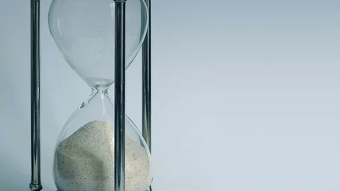 Egg Timer Running Down Closeup Timelapse Stock Footage 77140058