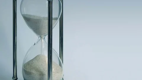 Egg Timer Running Down Closeup Stock Footage 77140510