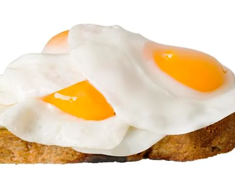 Egg toast Stock Photos