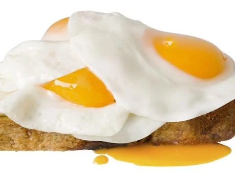 Egg toast Stock Photos