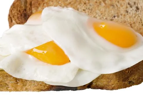 Egg toast Stock Photos