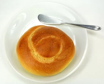 Egg twist roll Stock Photos