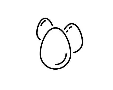 Egg vector icon, breakfast food symbol. Modern, simple flat vector illustrati イラスト素材