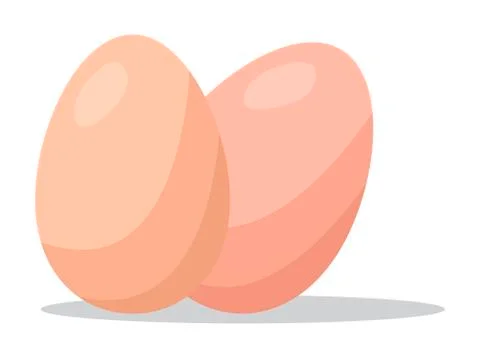 Egg vector symbol icon design. Stock Illustration