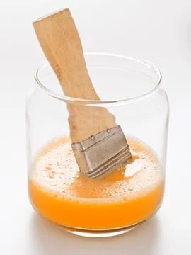 Egg wash Stock Photos