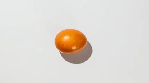 Egg on white background isolate. Stock Photos
