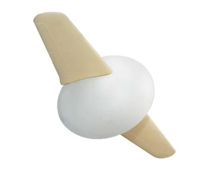 Egg with wings Stock Photos