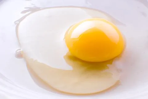 Egg without shell Stock Photos