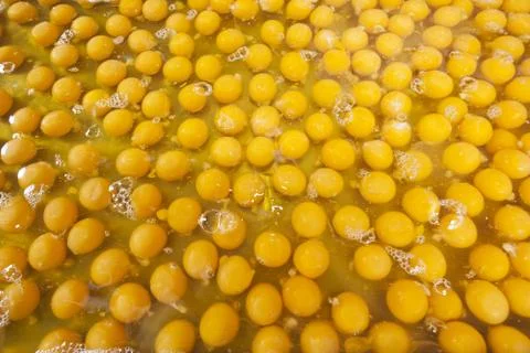 Egg yolk Stock Photos