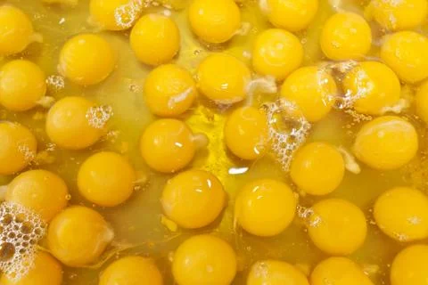 Egg yolk Stock Photos