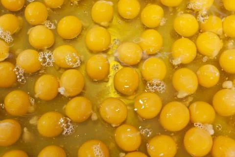 Egg yolk Stock Photos