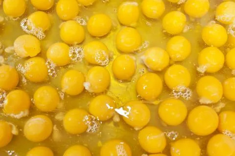 Egg yolk Stock Photos