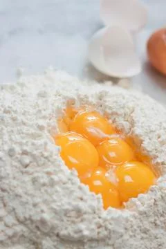 Egg yolks Stock Photos