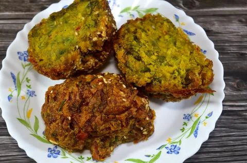 Eggah Ejjeh, an egg-based dish in Egyptian cuisine that is similar to a fri.. Stock-Fotos