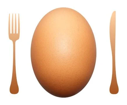 Eggcellent meal Stock Illustration