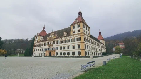 Eggenberg Palace in Graz, Austria Stock Footage 104334640