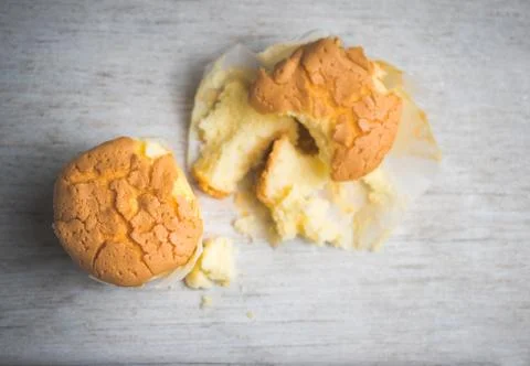 Eggless Vanilla Cupcakes Stock Photos