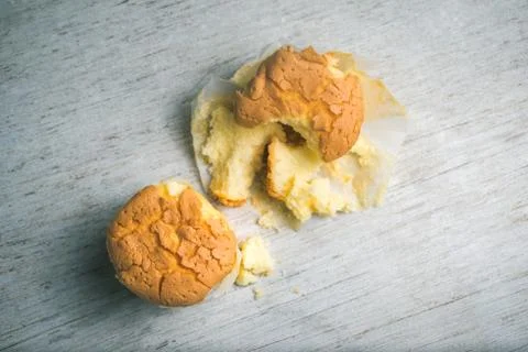 Eggless Vanilla Cupcakes Stock Photos