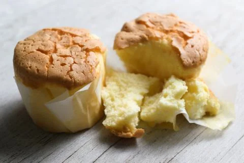 Eggless Vanilla Cupcakes Stock Photos