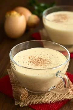 Eggnog Drink Stock Photos
