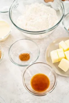Eggnog Scones Foto stock