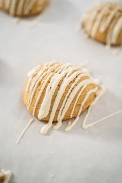 Eggnog Scones Stock Photos