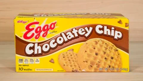 Eggo waffles 库存照片